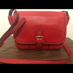 Coach Hadley Crossbody Leather Bag F31664 - Red